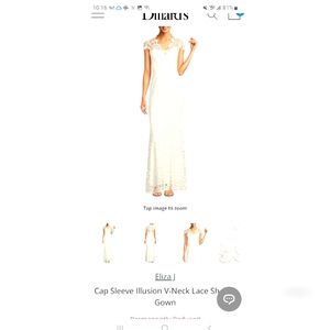 ELIZA J cap sleeve dress